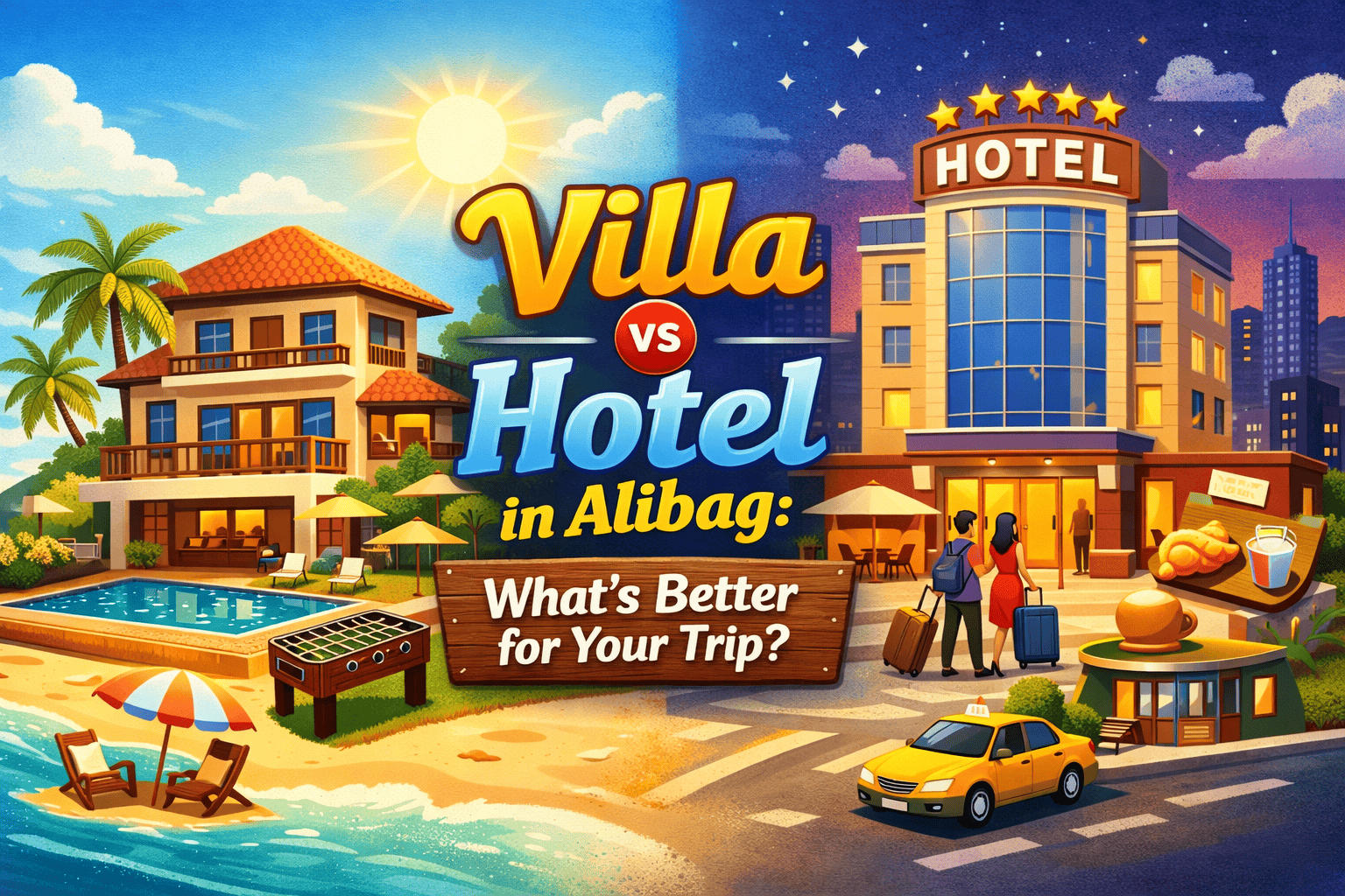 Villa vs Hotel in Alibag: What's Better?