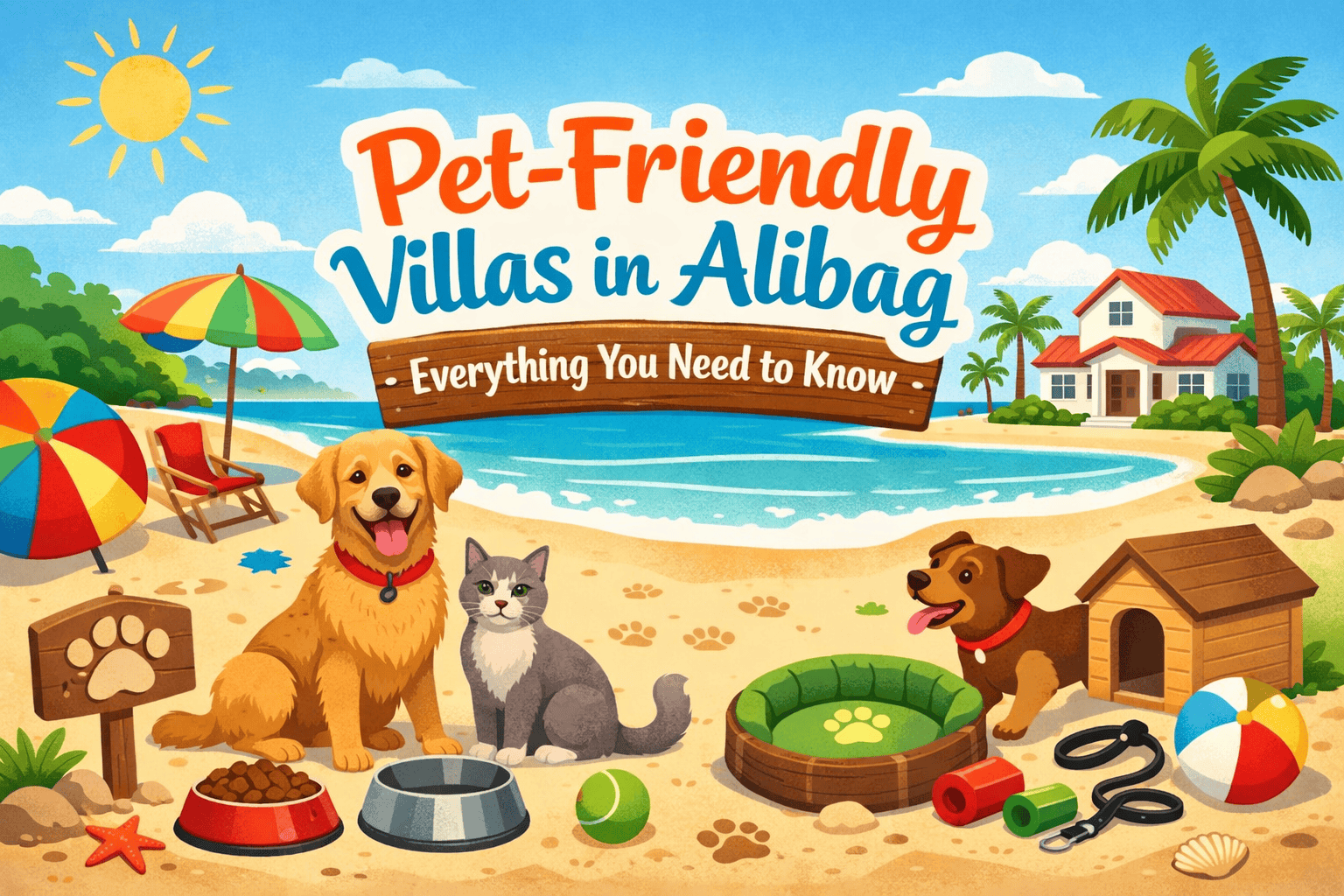 6 Pet-Friendly Villas in Alibag